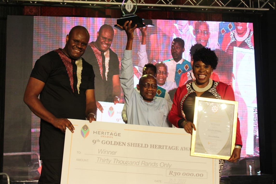 South African Heritage Champions honoured at the 9th Annual Golden Shield Heritage Awards held at Meropa Casino